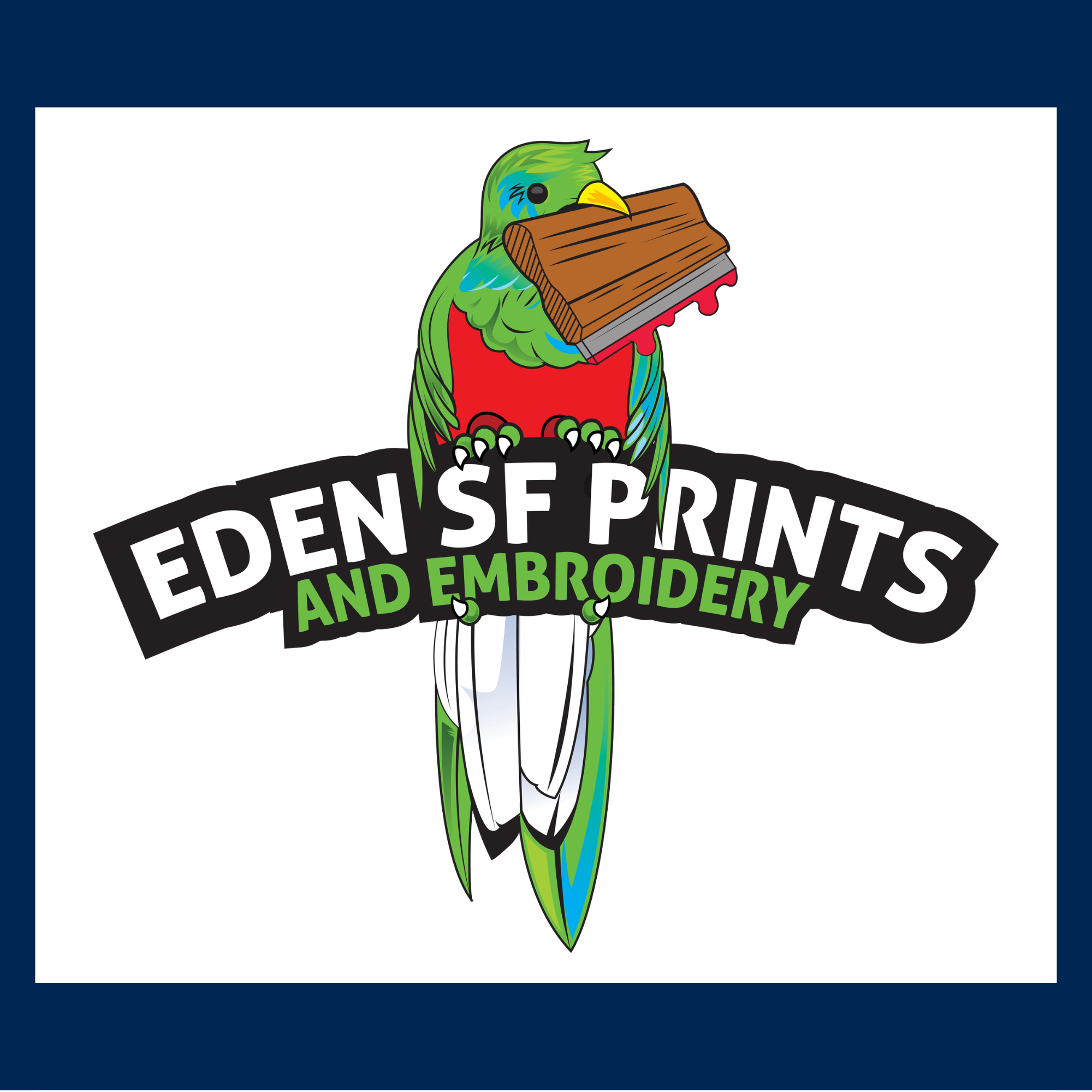 Eden SF Prints and Embroidery Logo