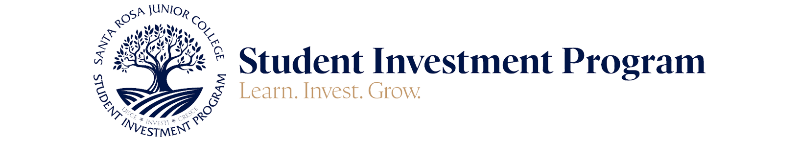 Santa Rosa Junior College Student Investment Program | Learn. Invest. Grow. | DISCE. INVESTI. CRESCE.