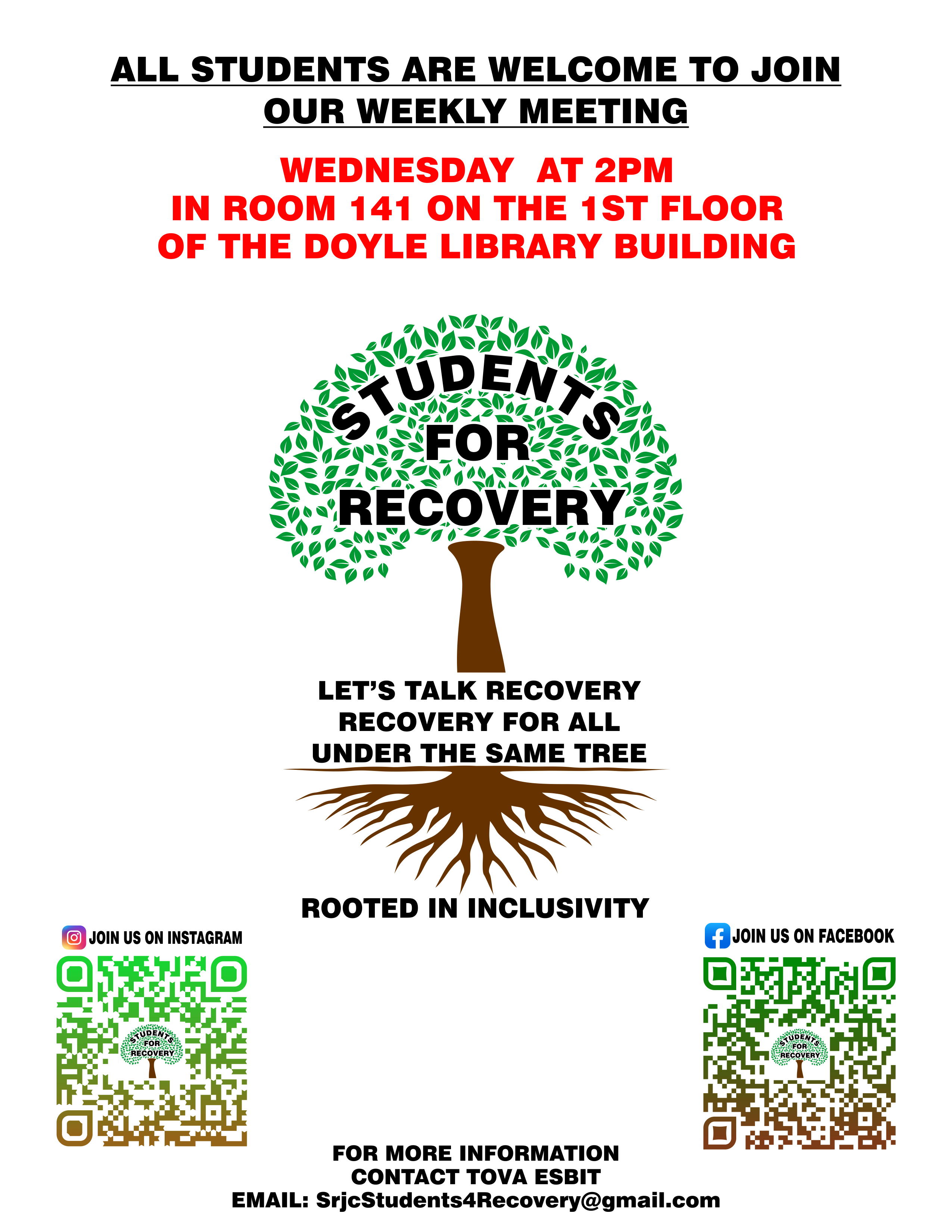 POSTER Students for Recovery (S4R)