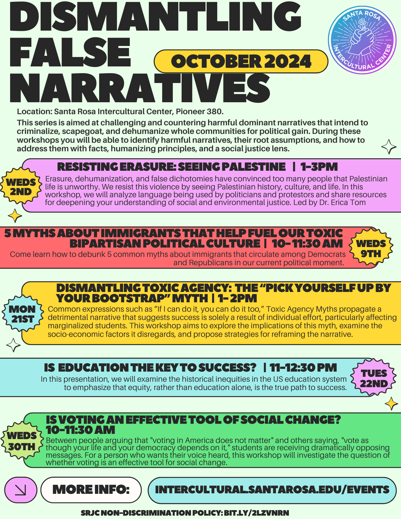 POSTER 2024.10 Dismantling False Narratives